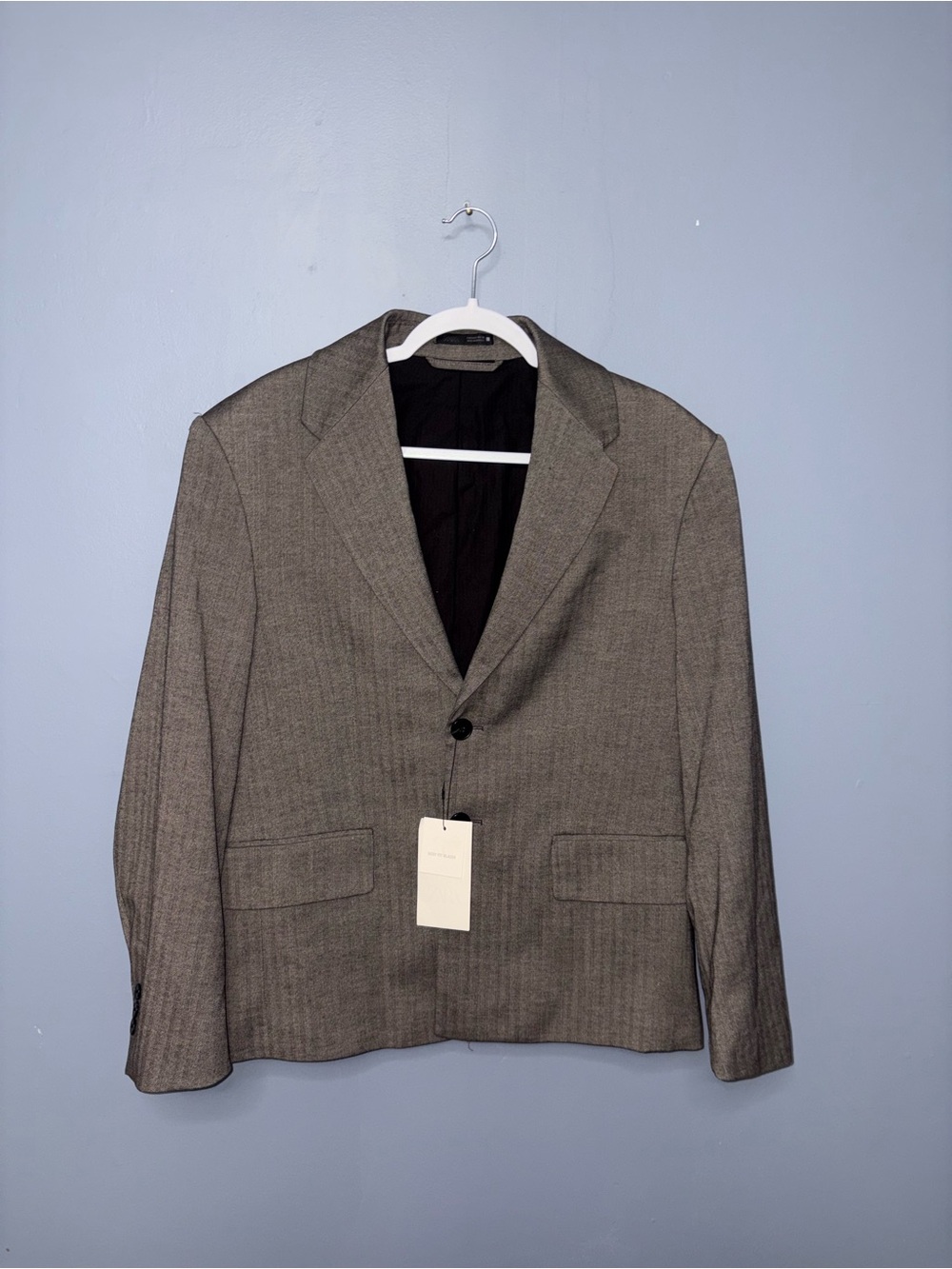 Zara | Gray Boxy Fit Blazer (NWT) | Size Small